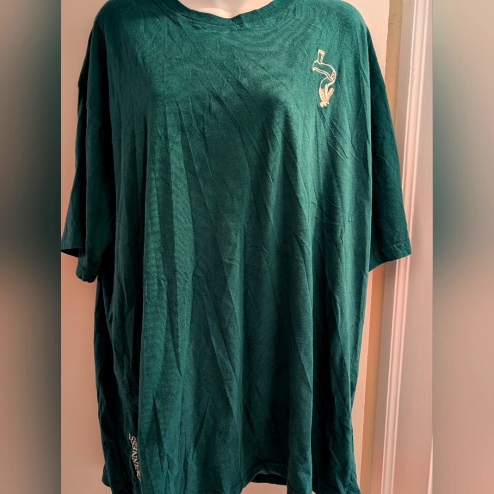 Guiness Ireland Green Graphic Men's Shirt. Xl. Preloved.